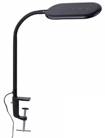 Moderna lâmpada de fixação preta regulável com LED - Kiril Moderno