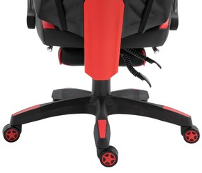 Cadeira de escritorio gaming ergonômica Altura ajustável Encosto ajustável Vermelho