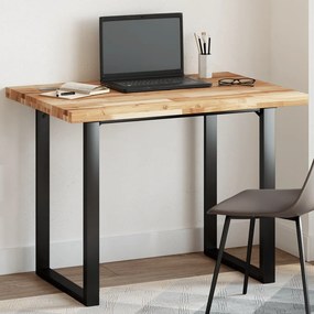 vidaXL Tampo de mesa retangular 80x70x4 cm madeira de acácia maciça