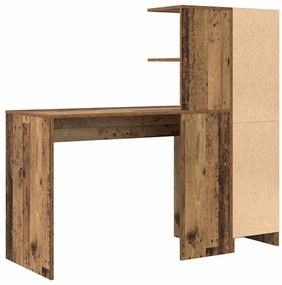 Mesa com Armazenamento Madeira Antiga Madeira Derivada