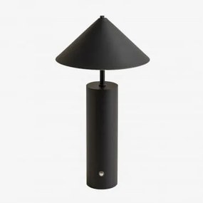 Lâmpada De Mesa Led Sem Fio Para Exterior Mayra Preto - Sklum