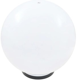 Candeeiro esférico LED 2 pcs 40 cm PMMA