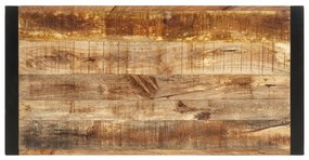 Mesa de bar 110x55x110 cm madeira de mangueira áspera maciça