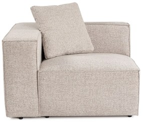Sofá de 1 Lugar Lora – Mocha – 110x108x65 cm