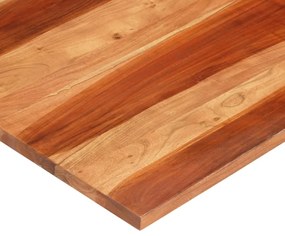 Tampo de mesa madeira de acácia maciça 25-27 mm 70x70 cm