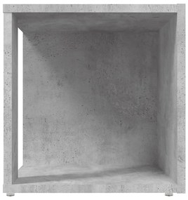 Mesa de apoio derivados de madeira cinzento cimento