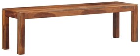 vidaXL Banco 160 cm madeira maciça de acácia