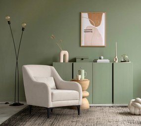 Cadeira Wing Astana – Ecru – 60x81x72 cm