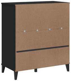 Estante VIKEN 80x40x90 cm derivados de madeira preto