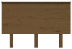 Cabeceira de cama 124x6x82,5 cm pinho maciço castanho mel