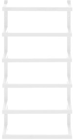 Toalheiro 24x12x48 cm aço branco