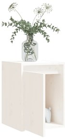 Armários de parede 2 pcs 30x30x40 cm pinho maciço branco