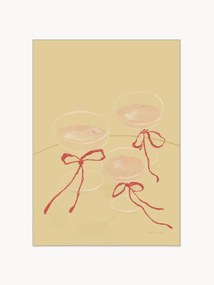 Impressão digital emoldurada Cheers to Us