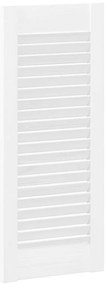 Portas de armário 4 pcs design de persiana 69x29,5 cm branco