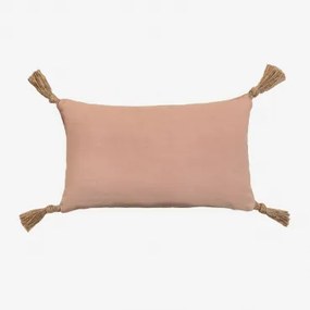 Coussin Rectangulaire En Coton (30x50 Cm) Almiz Terracotta Mousse - Sklum