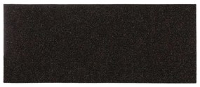 Tapetes escada adesivos retang. 15 pcs 60x25 cm castanho-escuro