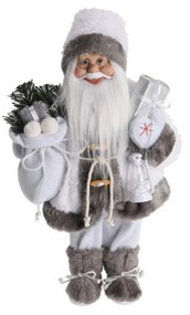 Figura Decorativa Pai Natal Branco 57CM