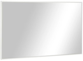 kleankin Espelho de Casa de Banho Retangular 104x60cm Espelho de Parede Decorativo e Moderno com Estrutura de Madeira para Dormitório Corredor Entrada Branco