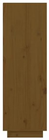 Sapateira 60x34x105 cm madeira de pinho maciça castanho mel