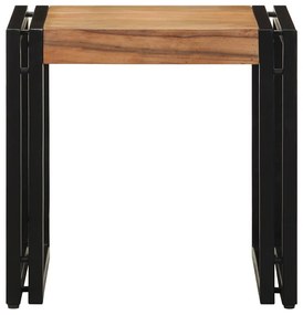 Mesa de centro vidaXL 40x50x38 cm Madeira de acácia