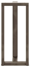 Pés de mesa de bar em forma de T, 2 peças, preto, 40x35x(90-91) cm, aç