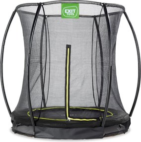 Trampolim de solo Silhouette ø183 cm com rede de segurança - preto