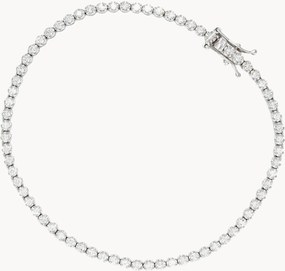 Pulseira em ouro branco com diamantes Rivière, 1 quilate