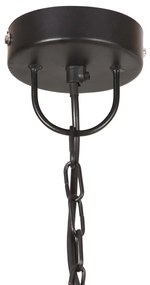 Candeeiro suspenso vintage indust. redondo 25W 41cm E27 multicor