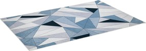HOMCOM Tapete de Sala de Estar Moderno 230x160cmTapete Geométrico com Base Antiderrapante para Dormitório Escritório Estúdio Multicor | Aosom Portugal