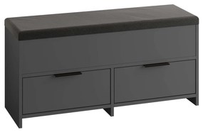 Hall Stand Berlin BC – Walnut Black – 120x200x35 cm