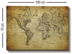 Tela Decorativa Modelo 114234547 – Multicolor – 70 x 100 cm