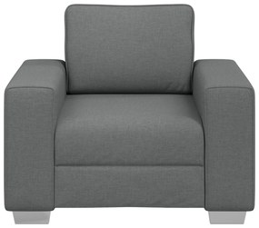 Poltrona vidaXL Cinza Escuro 59 cm em Tecido