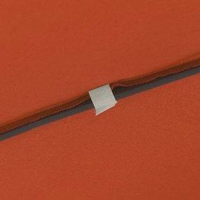 Guarda-sóis e Sombrinhas VidaXL Terracota Poliéster, Metal Grande