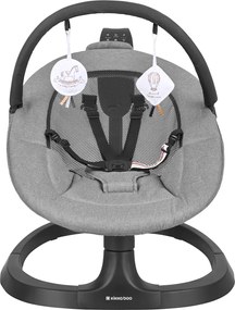 Cadeira Balanço elétrica para bebés Zazu Cinza