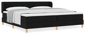 Cama Box com colchão - Preto, 200x200 cm Tecido