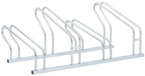 Suporte independente para 4 bicicletas aço galvanizado