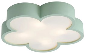 Plafon para crianças verde com branco - Lucille Para crianças