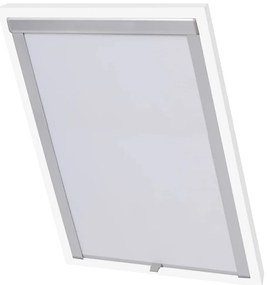 Persianas de enrolar opacas, branco, 102
