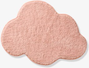 Tapete Vertbaudet suave em forma de nuvem para criança rosado