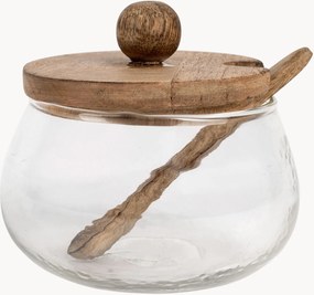 Frascos para alimentos com colheres Natural, conjunto de 6