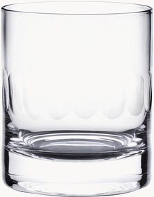 Copos de uísque em cristal artesanal Lens, conjunto de 2