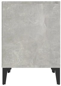 Mesa de cabeceira 40x35x50 cm cinza cimento
