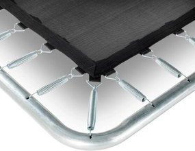 Trampolim desportivo retangular Silhouette 153 x 214 cm - preto
