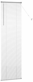 Persiana de Janela com cortinas Outros Manual Prata 60 x 220 cm Alumín
