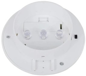 Candeeiros solares de exterior LED para vedações 12 pcs branco