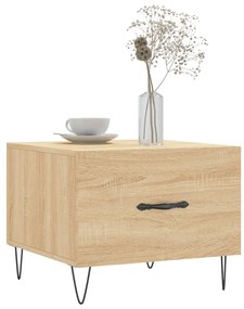 Mesas de centro 2 pcs 50x50x40cm deriv. madeira carvalho sonoma