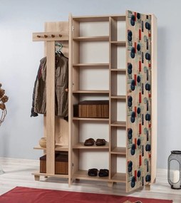 **** Hall Stand Garmanto – Carvalho Sonoma – 135x192x36 cm

**