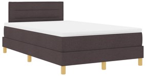 Cama Box Spring com Colchão Castanha 120x200 cm Tecido