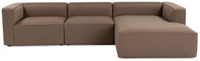 Sofá de Canto Mora XL – Castanho – 320 cm x 69 cm x 180 cm