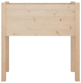 Vasos/floreiras de jardim 2 pcs 70x31x70 cm pinho maciço